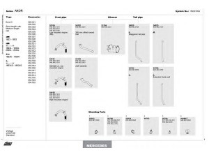 DINEX 150001004 išmetimo sistema 
 Išmetimo sistema -> Išmetimo sistema, visa