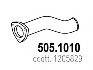 ASSO 505.1010 išleidimo kolektorius 
 Išmetimo sistema -> Išmetimo vamzdžiai
1205829