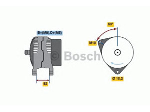 BOSCH 0 123 510 088 kintamosios srovės generatorius 
 Elektros įranga -> Kint. sr. generatorius/dalys -> Kintamosios srovės generatorius
058 903 018 C, 058 903 018 C, 058 903 018 CX