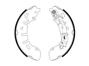 HELLA PAGID 8DB 355 022-221 stabdžių trinkelių komplektas 
 Techninės priežiūros dalys -> Papildomas remontas
77365346, 1605166, 1605188, 95515317