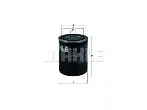 KNECHT OC 262 alyvos filtras 
 Filtrai -> Alyvos filtras
1037150, 3U7J6714AA, 028115561B