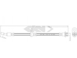 SPIDAN 339282 stabdžių žarnelė 
 Stabdžių sistema -> Stabdžių žarnelės
5158054G00, 5158054G01, 5158059J00