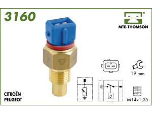 MTE-THOMSON 3160 siuntimo blokas, aušinimo skysčio temperatūra 
 Elektros įranga -> Jutikliai
1338 33, 96 089 138, 9608913880