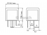 BOSCH 0 986 332 023 relė, pagrindinė srovė; relė
46520419, 7MO 951 253 A