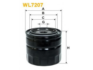 WIX FILTERS WL7207 alyvos filtras 
 Techninės priežiūros dalys -> Techninės priežiūros intervalai
46519728, 93156562, 287999, 31028723