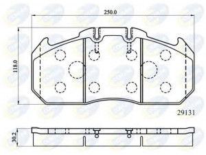 COMLINE CBP9058MK stabdžių trinkelių rinkinys, diskinis stabdys 
 Techninės priežiūros dalys -> Papildomas remontas
81508206051