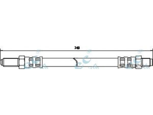 APEC braking HOS3450 stabdžių žarnelė
1506186, 1572005