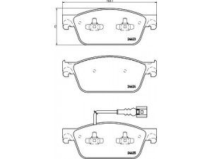 HELLA PAGID 8DB 355 014-981 stabdžių trinkelių rinkinys, diskinis stabdys 
 Techninės priežiūros dalys -> Papildomas remontas
7E0698151, 7E0698151B, 7E0698151