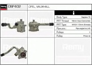 DELCO REMY DSP402 hidraulinis siurblys, vairo sistema 
 Vairavimas -> Vairo pavara/siurblys
948032