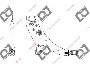 DJ PARTS DA1270 vikšro valdymo svirtis 
 Ašies montavimas/vairavimo mechanizmas/ratai -> Valdymo svirtis/pasukamosios svirties sujungimas -> Vairo trauklės (valdymo svirtis, išilginis balansyras, diago
48068-16040, 48068-16060, 48068-16100