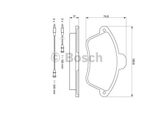 BOSCH 0 986 460 951 stabdžių trinkelių rinkinys, diskinis stabdys 
 Techninės priežiūros dalys -> Papildomas remontas
4250 89, 4252 81, 4250 89, 4252 81
