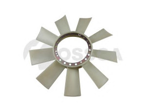 OSSCA 11545 ventiliatoriaus ratas, variklio aušinimas 
 Aušinimo sistema -> Radiatoriaus ventiliatorius
003 205 03 06