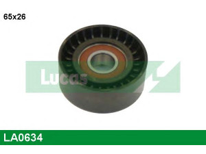 LUCAS ENGINE DRIVE LA0634 kreipiantysis skriemulys, V formos rumbuotas diržas 
 Diržinė pavara -> V formos rumbuotas diržas/komplektas -> Laisvasis/kreipiamasis skriemulys