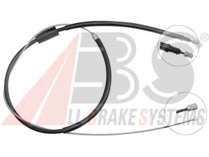 A.B.S. K13186 trosas, stovėjimo stabdys 
 Stabdžių sistema -> Valdymo svirtys/trosai
8200266094