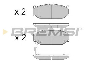 BREMSI BP3455 stabdžių trinkelių rinkinys, diskinis stabdys
29932288, 55200-57K10, 5520057K10