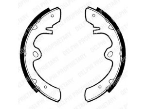 DELPHI LS1334 stabdžių trinkelių komplektas