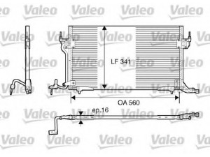 VALEO 816888 kondensatorius, oro kondicionierius 
 Oro kondicionavimas -> Kondensatorius