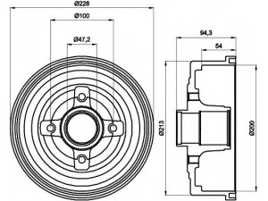 HELLA PAGID 8DT 355 300-411 stabdžių būgnas 
 Stabdžių sistema -> Būgninis stabdys -> Stabdžių būgnas
418001, 9196290