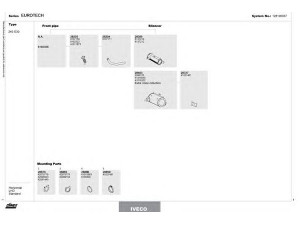 DINEX 128100037 išmetimo sistema 
 Išmetimo sistema -> Išmetimo sistema, visa