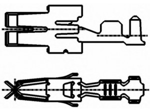HELLA 8KW 863 927-033 kabelio jungtis