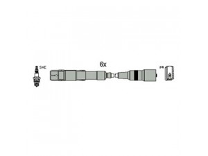 HITACHI 134796 uždegimo laido komplektas 
 Kibirkšties / kaitinamasis uždegimas -> Uždegimo laidai/jungtys
078905531A, 078905532A, 078905533A