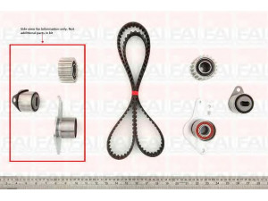 FAI AutoParts TBK217 paskirstymo diržo komplektas 
 Techninės priežiūros dalys -> Papildomas remontas