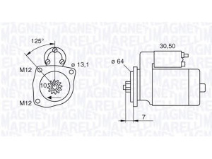 MAGNETI MARELLI 063522615010 starteris 
 Elektros įranga -> Starterio sistema -> Starteris
0K552-18-400, 0K552-18-400A, OK552-18-400