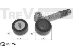 TREVI AUTOMOTIVE KA1141 V formos rumbuotas diržas, komplektas 
 Techninės priežiūros dalys -> Techninės priežiūros intervalai