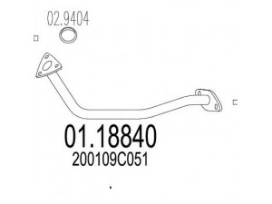 MTS 01.18840 išleidimo kolektorius 
 Išmetimo sistema -> Išmetimo vamzdžiai
200109C051