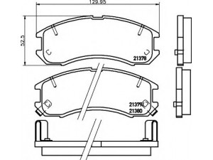 HELLA 8DB 355 005-821 stabdžių trinkelių rinkinys, diskinis stabdys 
 Techninės priežiūros dalys -> Papildomas remontas
3477468, 3521846, 3521847, E92Z2001A