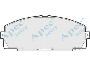 APEC braking PAD835 stabdžių trinkelių rinkinys, diskinis stabdys 
 Techninės priežiūros dalys -> Papildomas remontas
0446526160, 0449126260, 446526100