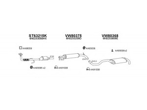 VENEPORTE 800624 išmetimo sistema 
 Išmetimo sistema -> Išmetimo sistema, visa