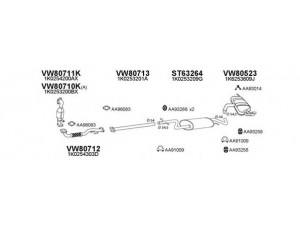 VENEPORTE 800284 išmetimo sistema 
 Išmetimo sistema -> Išmetimo sistema, visa