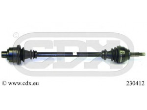 CDX 230412 kardaninis velenas 
 Ratų pavara -> Kardaninis velenas
7701351480
