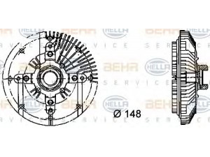 HELLA 8MV 376 732-321 sankaba, radiatoriaus ventiliatorius 
 Aušinimo sistema -> Radiatoriaus ventiliatorius
11 52 2 241 505, 2 241 505