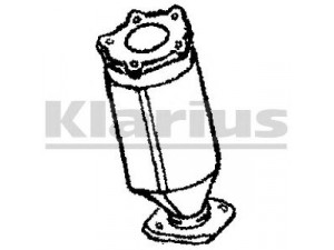 KLARIUS 311606 katalizatoriaus keitiklis 
 Išmetimo sistema -> Katalizatoriaus keitiklis
B08A01F710, B08A01F710