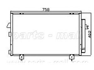 PARTS-MALL PXNCF-018 kondensatorius, oro kondicionierius 
 Oro kondicionavimas -> Kondensatorius
88460-42060, 8846042070