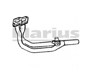 KLARIUS VW88C išleidimo kolektorius 
 Išmetimo sistema -> Išmetimo vamzdžiai
861253101AB, 861253101AD, 861253101AB