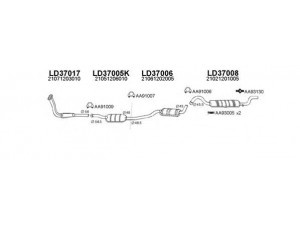 VENEPORTE 370014 išmetimo sistema