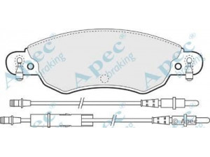 APEC braking PAD1281 stabdžių trinkelių rinkinys, diskinis stabdys 
 Techninės priežiūros dalys -> Papildomas remontas
4252.14, 4252.87, 425214, 425287