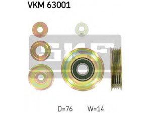 SKF VKM 63001 kreipiantysis skriemulys, V formos rumbuotas diržas 
 Diržinė pavara -> V formos rumbuotas diržas/komplektas -> Laisvasis/kreipiamasis skriemulys
38942-P01-003, 38950-P2K-305