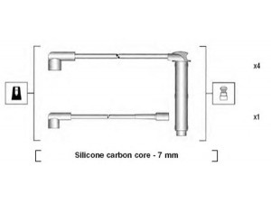 MAGNETI MARELLI 941255110821 uždegimo laido komplektas 
 Kibirkšties / kaitinamasis uždegimas -> Uždegimo laidai/jungtys
