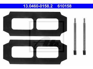 ATE 13.0460-0158.2 priedų komplektas, diskinių stabdžių trinkelės 
 Stabdžių sistema -> Diskinis stabdys -> Stabdžių dalys/priedai
000 421 28 91, 000 421 29 91, 000 421 30 88