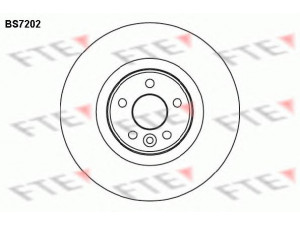 FTE BS7202 stabdžių diskas 
 Dviratė transporto priemonės -> Stabdžių sistema -> Stabdžių diskai / priedai
30769057