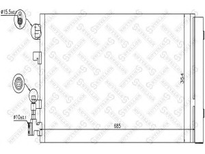 STELLOX 10-45694-SX kondensatorius, oro kondicionierius 
 Oro kondicionavimas -> Kondensatorius
921009956R