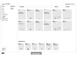 DINEX 250100044 išmetimo sistema 
 Išmetimo sistema -> Išmetimo sistema, visa