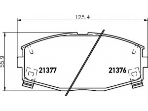 HELLA 8DB 355 006-241 stabdžių trinkelių rinkinys, diskinis stabdys 
 Techninės priežiūros dalys -> Papildomas remontas
0446514100, 0446514120, 0446514140