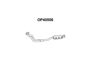VENEPORTE OP40506 priekinis duslintuvas 
 Išmetimo sistema -> Duslintuvas
854325, 854341, 90232951, 90323951