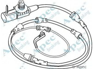 APEC braking WIR5231 susidėvėjimo indikatorius, stabdžių trinkelė 
 Stabdžių sistema -> Susidėvėjimo indikatorius, stabdžių trinkelės
LR033295
