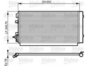 VALEO 814187 kondensatorius, oro kondicionierius 
 Oro kondicionavimas -> Kondensatorius
921000294R, 921009956R